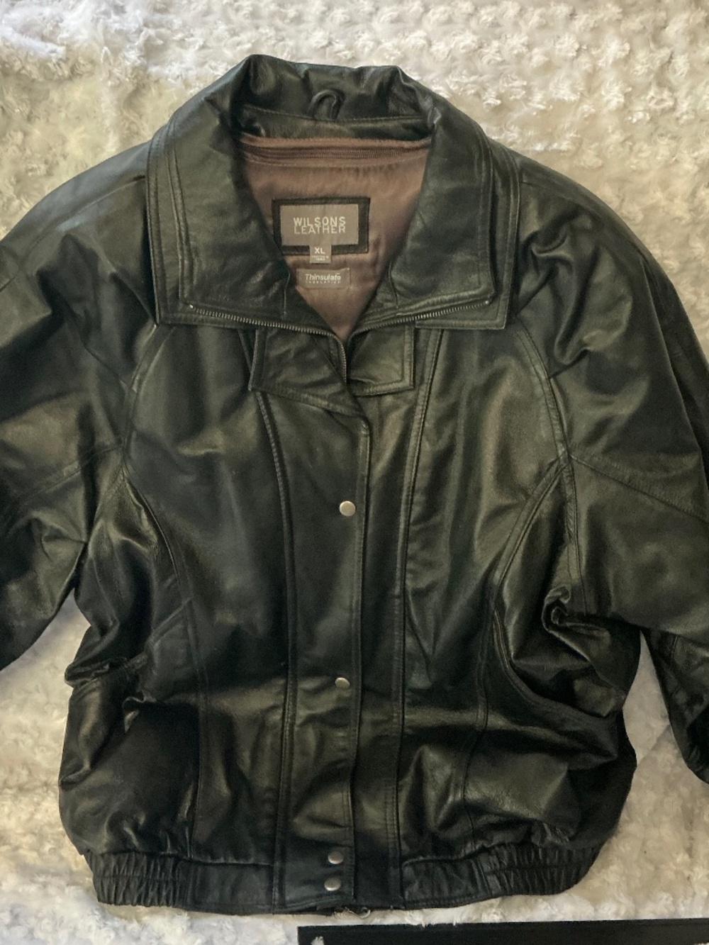 Womens Wilson Leather coat size XL in like new condition